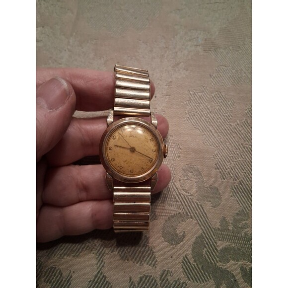 Watch Vintage Swiss Made TELL ManualWind 15 Jewels Not Working See Photos